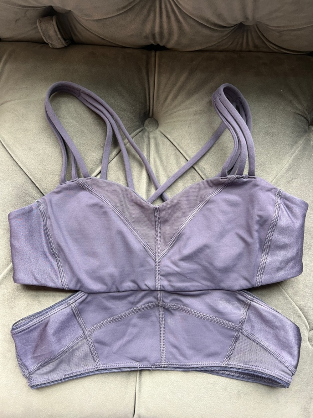 UNIQUE Lululemon Purple Sports Bra